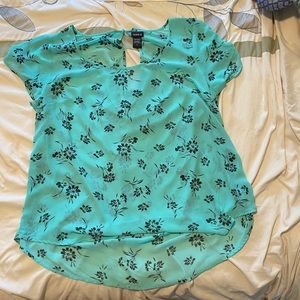 Torrid floral chiffon top size 2